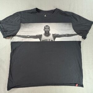 Jordan Brand Michael Jordan Wings Graphic T-Shirt Black XXL Mens Short Sleeve